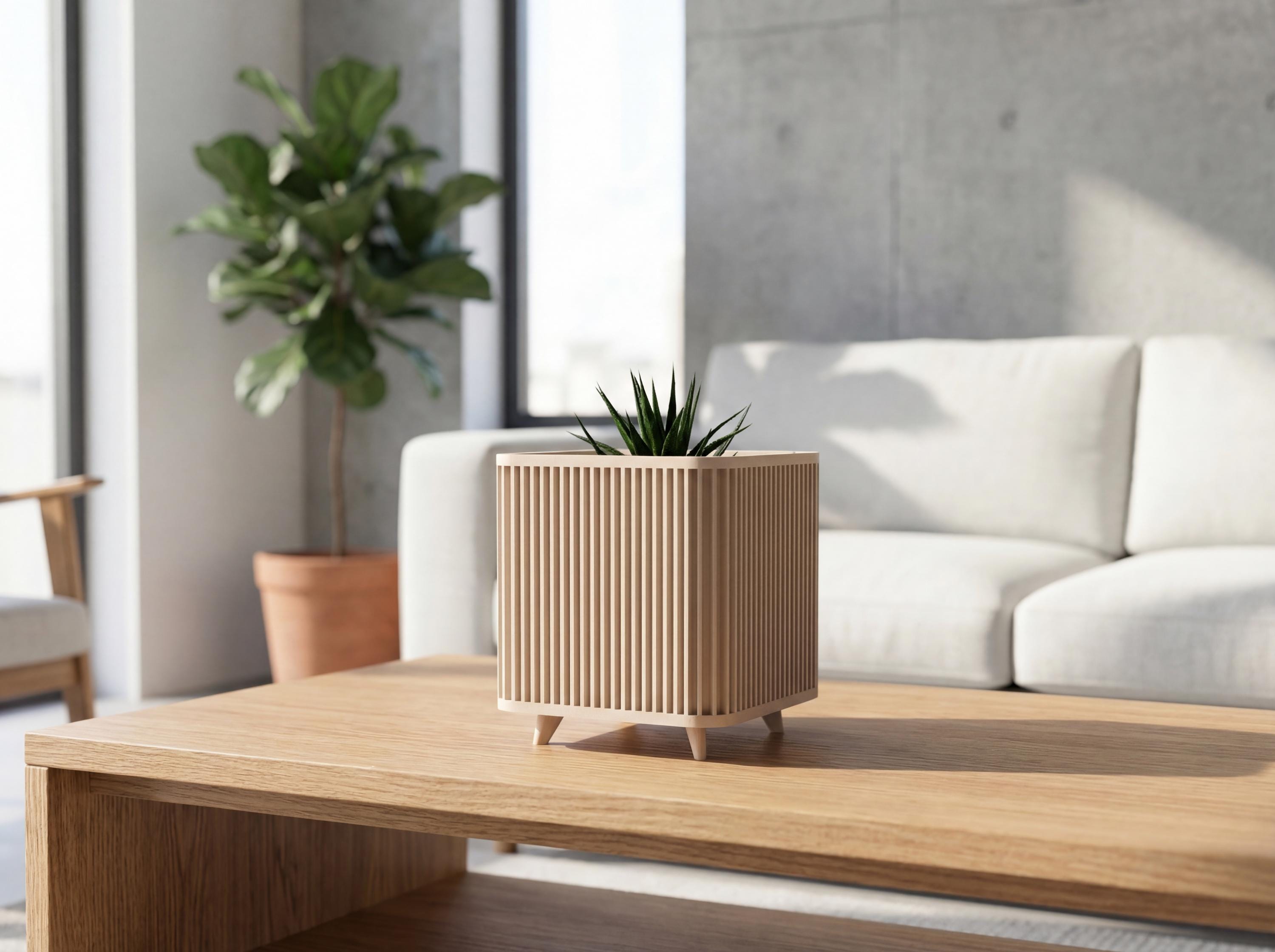 Modern Planter | Plant Pot | Japandi & Scandinavian Minimalist Decor | Made-to-Order